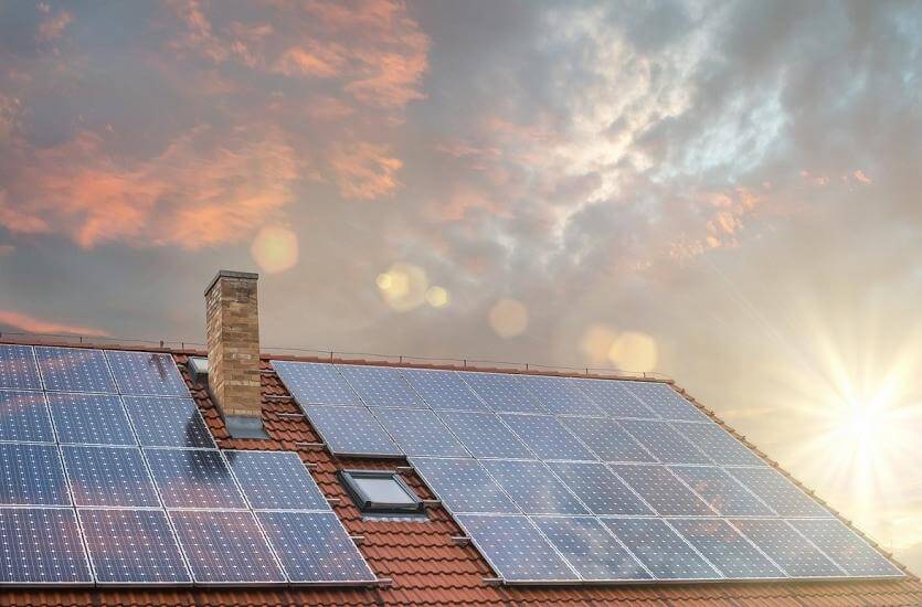 установка солнечных батарей